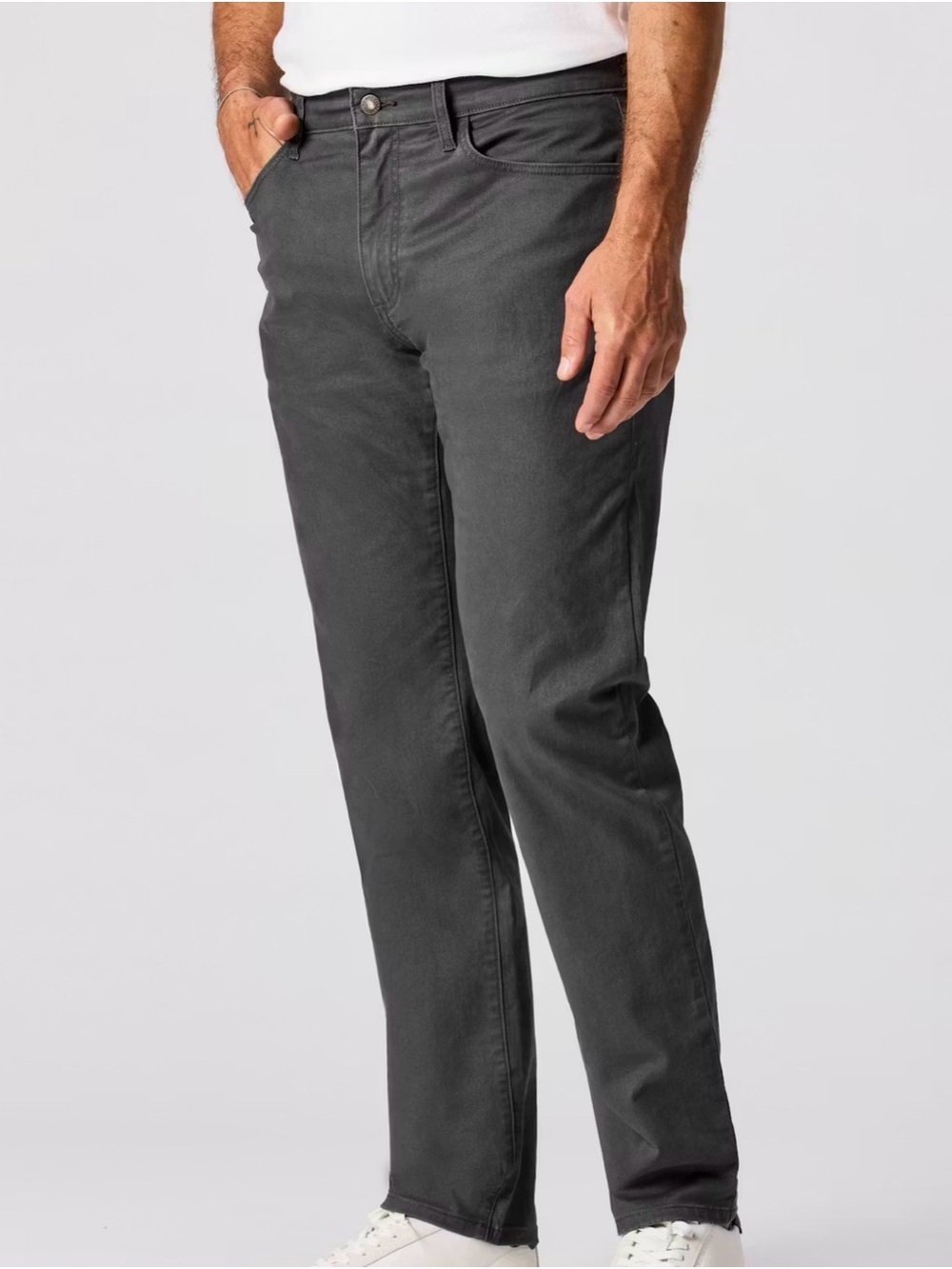 Flint and Tinder dark gray relaxed 5 porch pants jeans